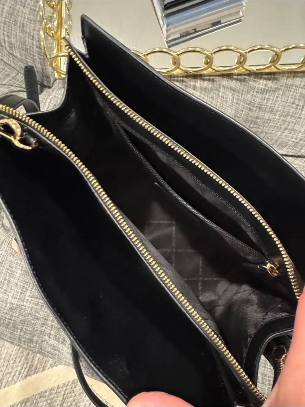 Michael Kors Bag Black Saffiano Leather Satchel Bag - Picture 12 of 17